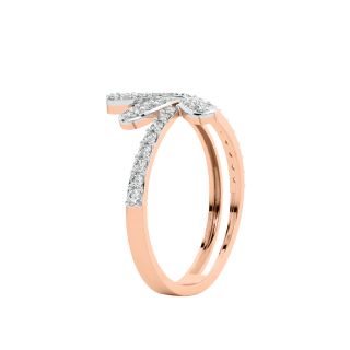 Lilac Round Diamond Engagement Ring